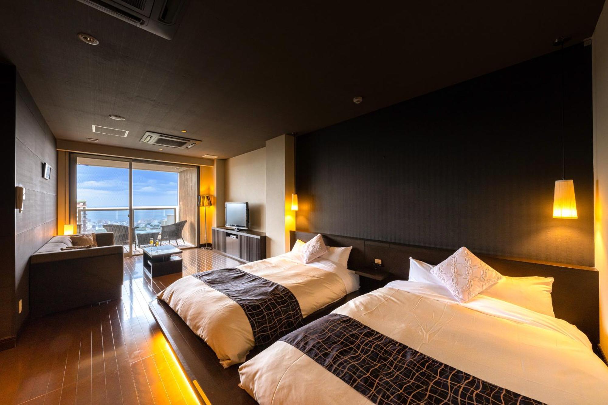 Hotel Ryotei Matsubaya Beppu Esterno foto