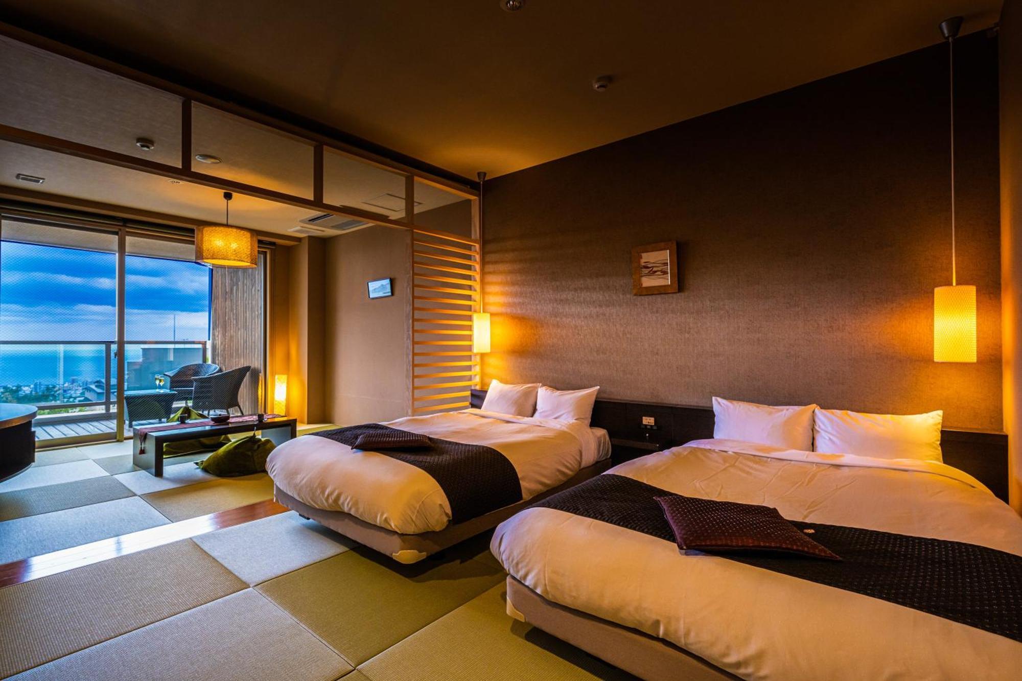 Hotel Ryotei Matsubaya Beppu Esterno foto