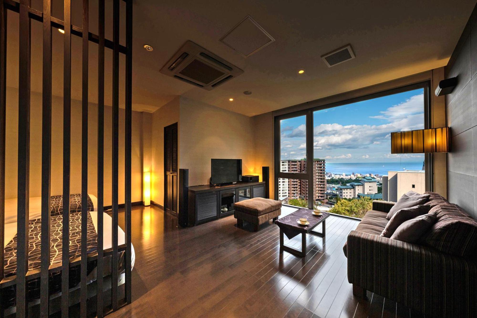 Hotel Ryotei Matsubaya Beppu Esterno foto